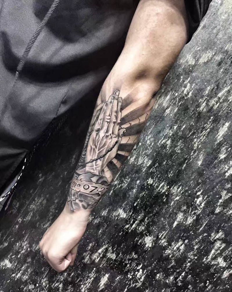 欧美小臂纹身图片