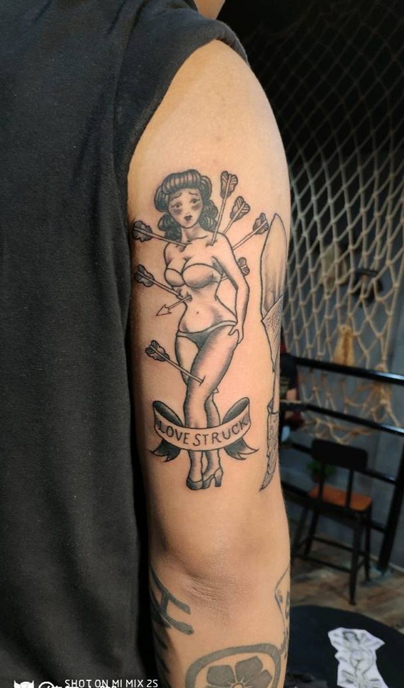 射射射纹身图片