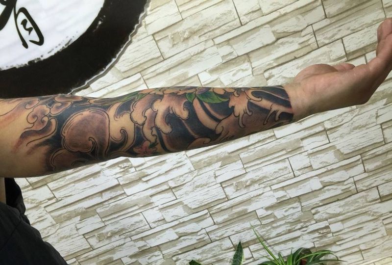 花臂。纹身图片