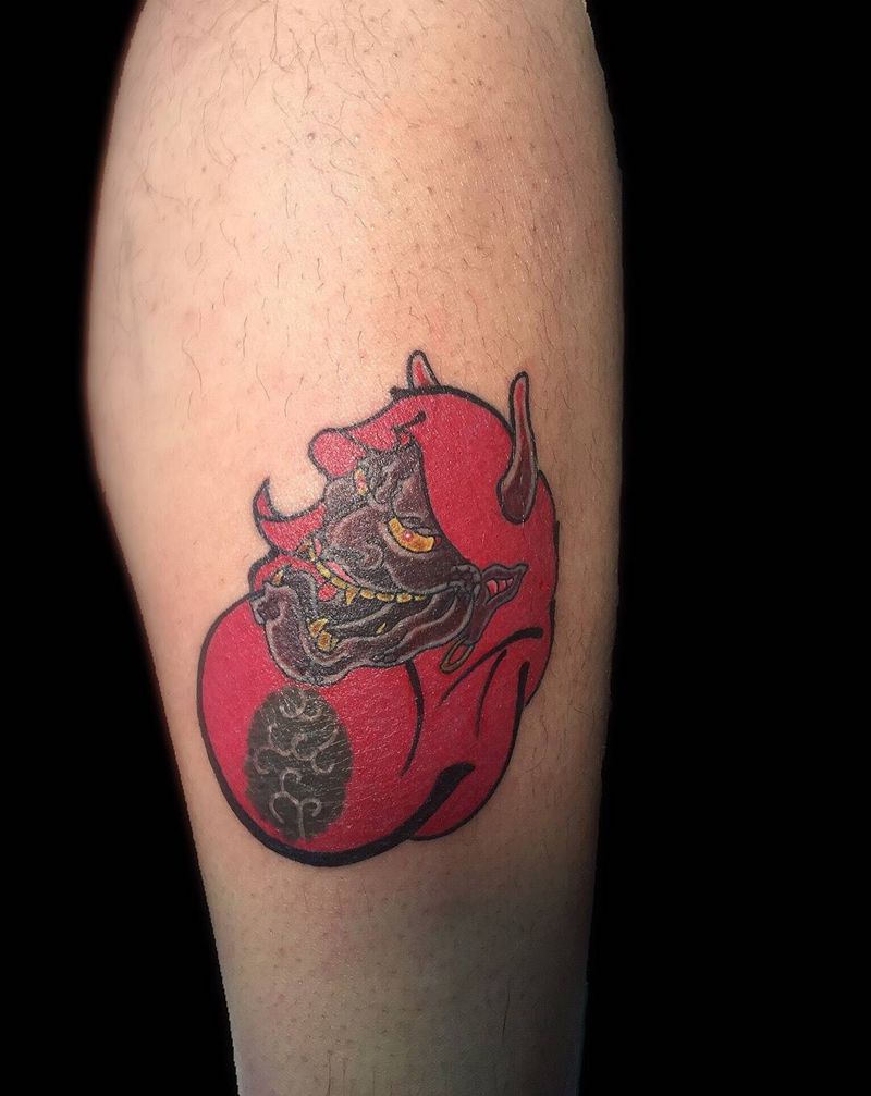 般若达摩蛋纹身图片