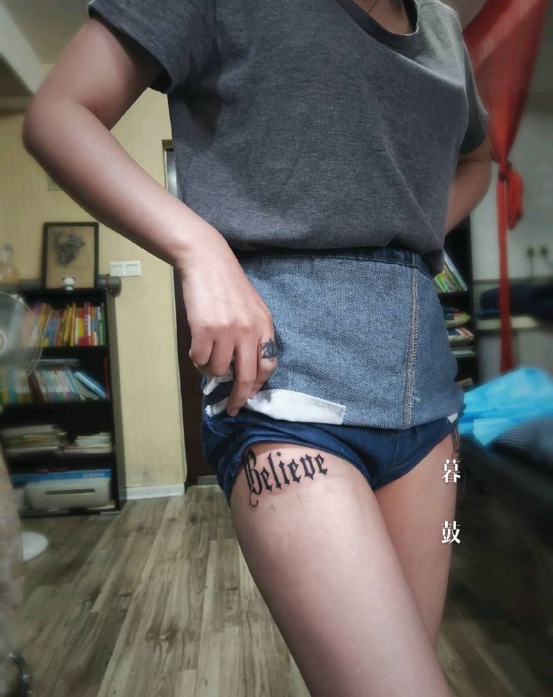 believe &destin纹身图片