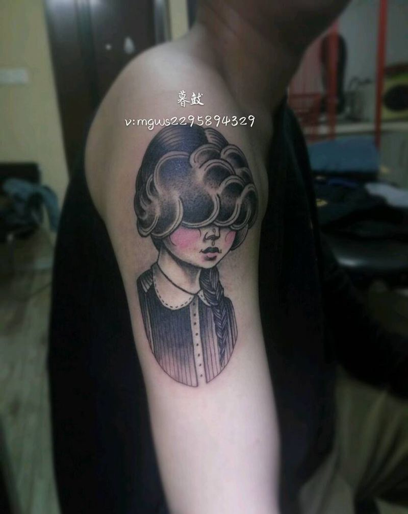 特别的妞纹身图片_手臂欧美原创成品纹身图案