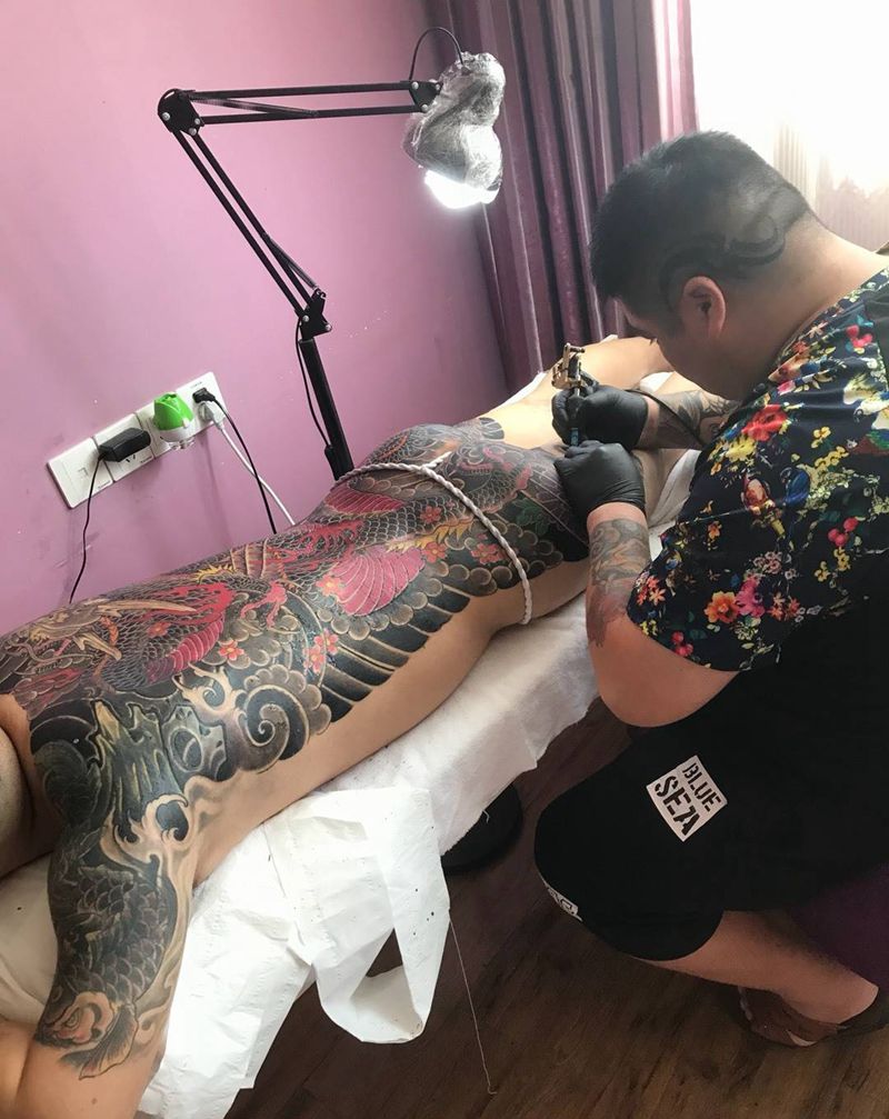 日式传统风格纹身图片