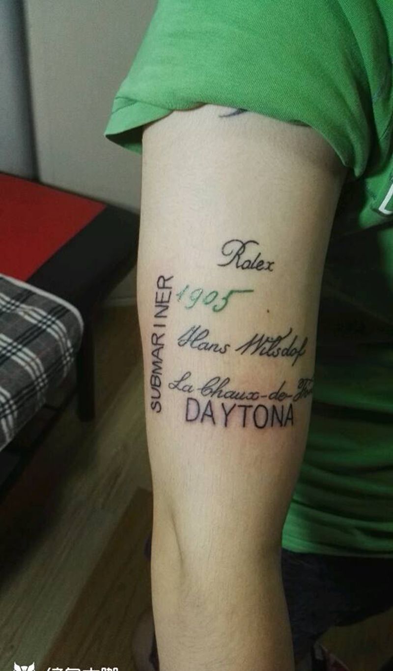 英文字母手写！纹身图片_手臂欧美贴纸几何字符动物成品纹身图案