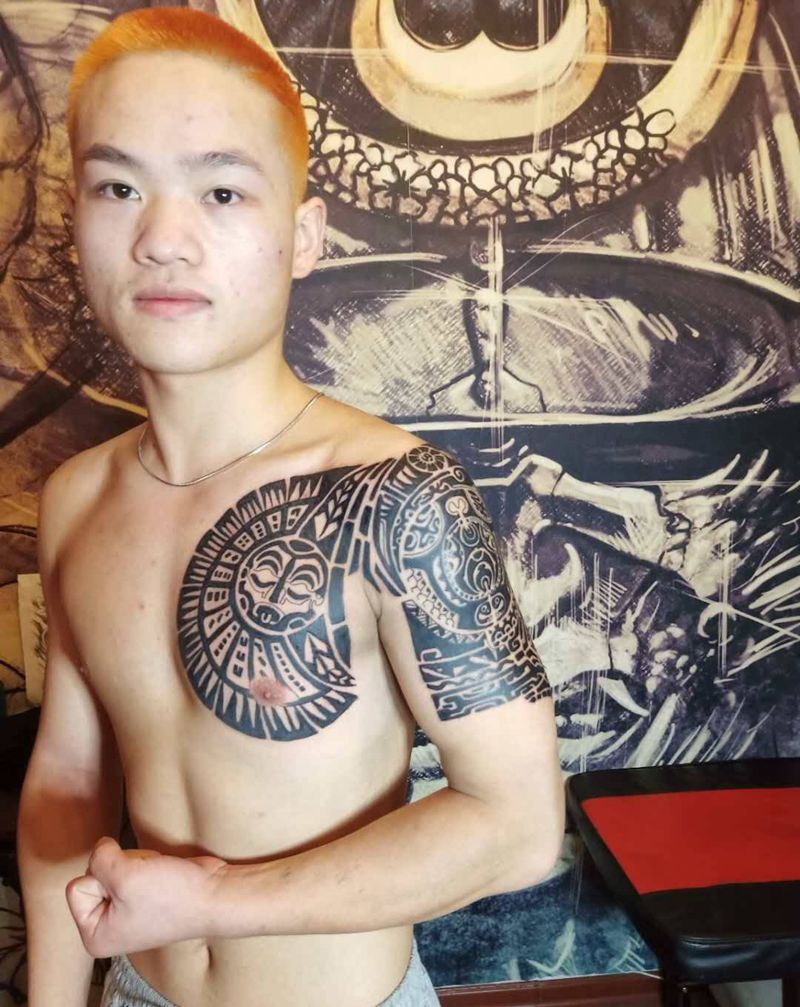 2499元半甲图腾纹身图片_手臂图腾纹身图案