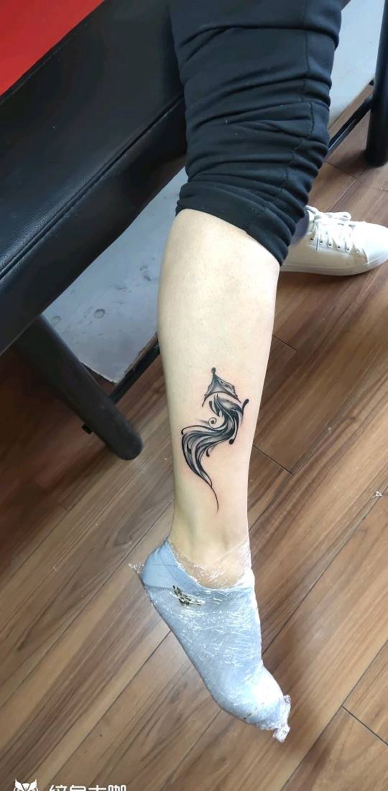 350元狐狸纹身图片_脚部图腾纹身图案