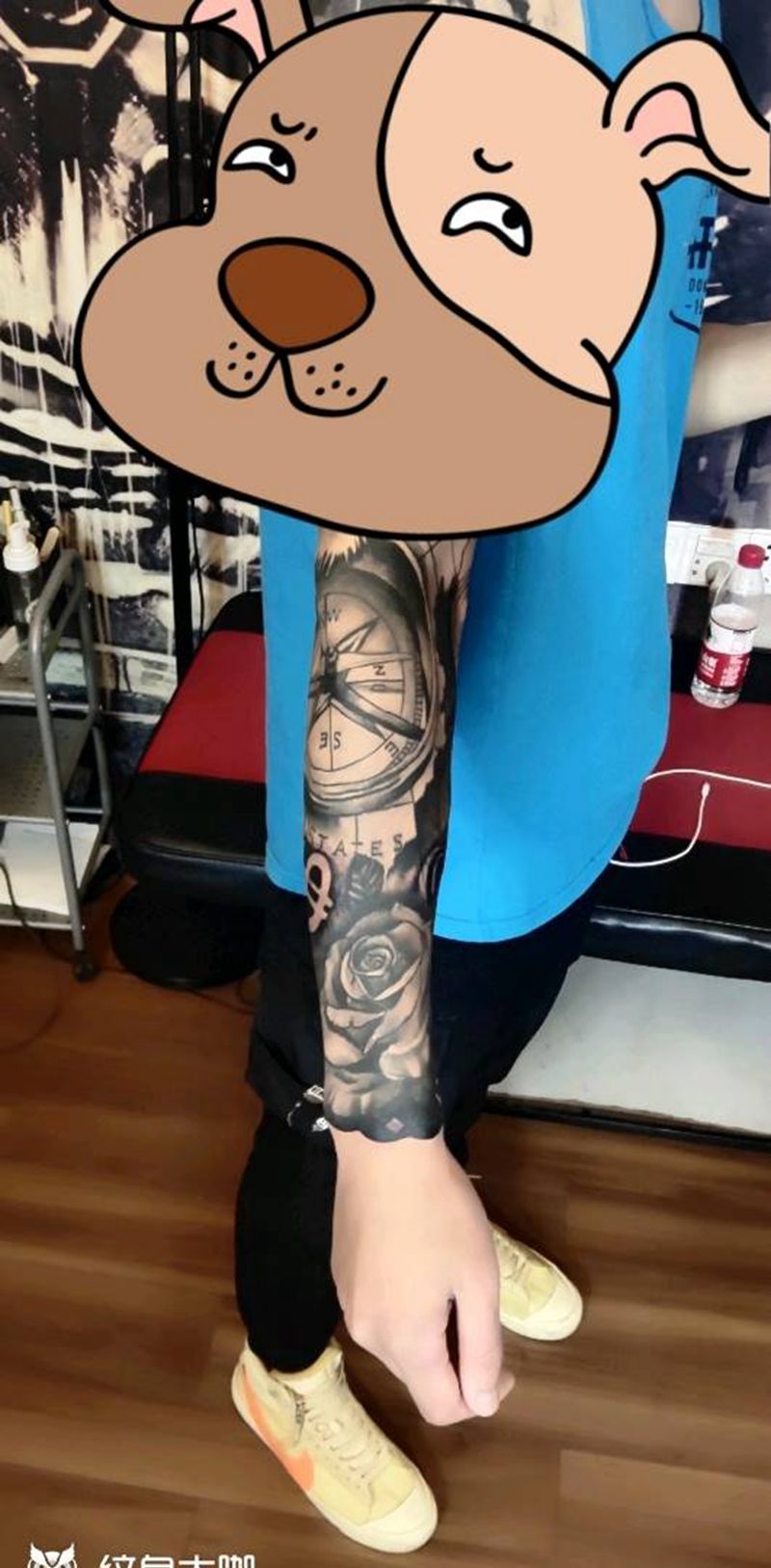 999元欧美包半臂纹身图片_手部欧美写实纹身图案