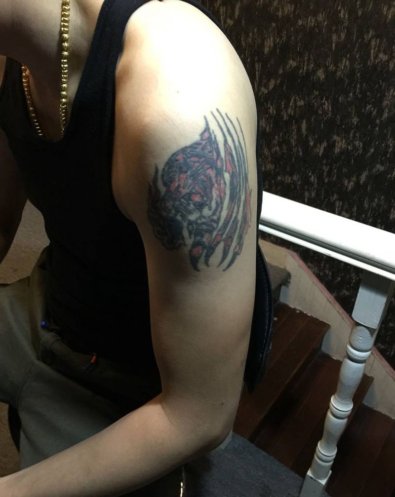 遮盖旧纹身纹身图片