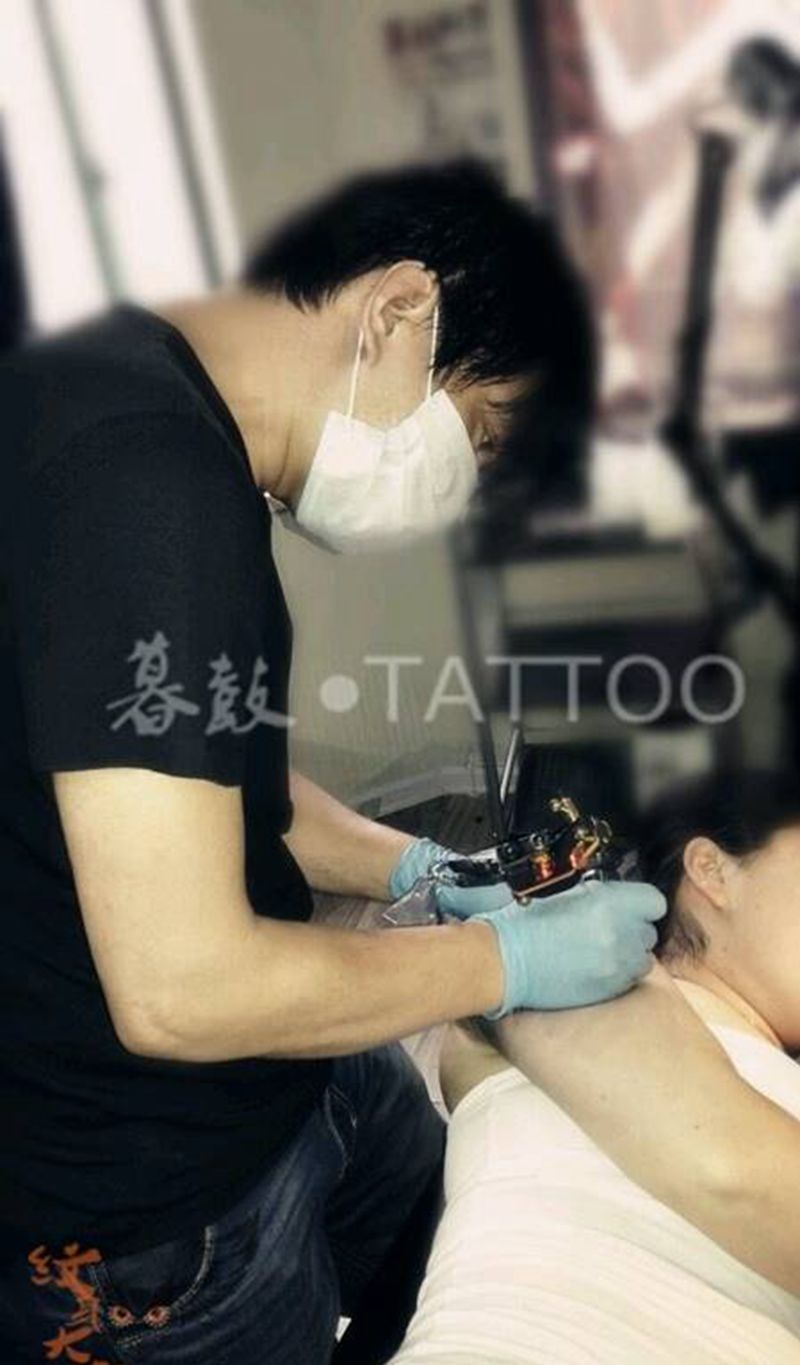 暮鼓.店内花絮纹身图片