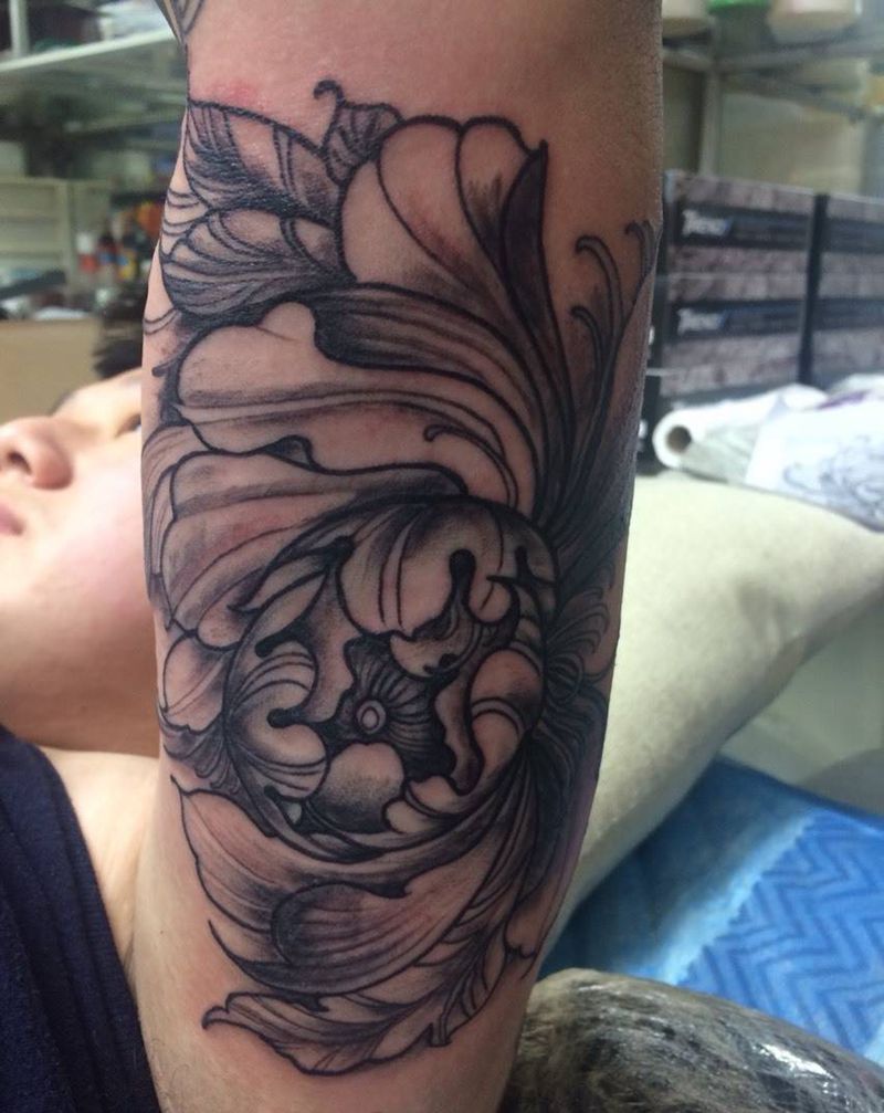 花臂持续纹身图片