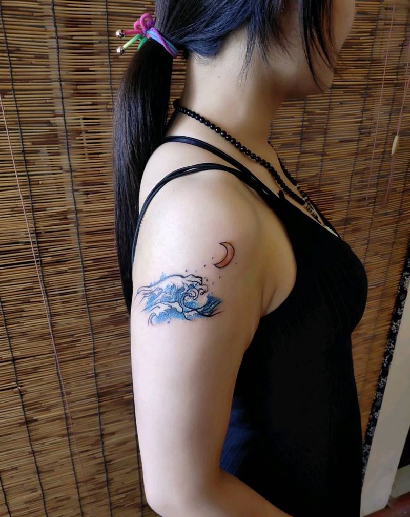 情侣纹身图片_手臂纹身图案