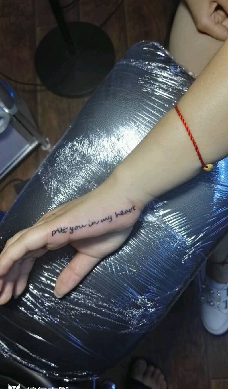 英文！纹身图片_手臂手部欧美字符成品纹身图案