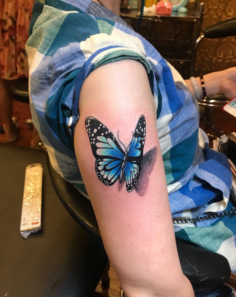 蝴蝶纹身图片