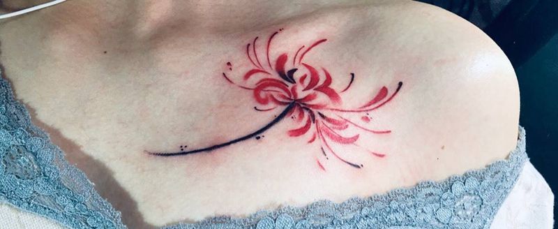 曼珠沙華纹身图片