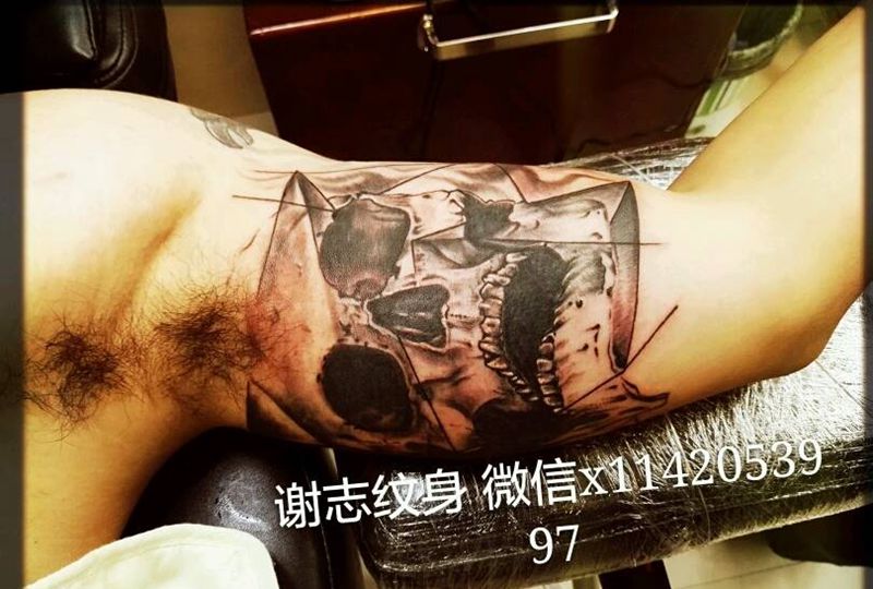 骷髅纹身图片