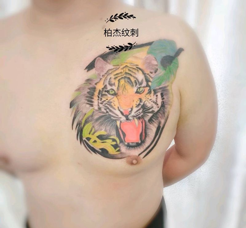 老虎纹身图片