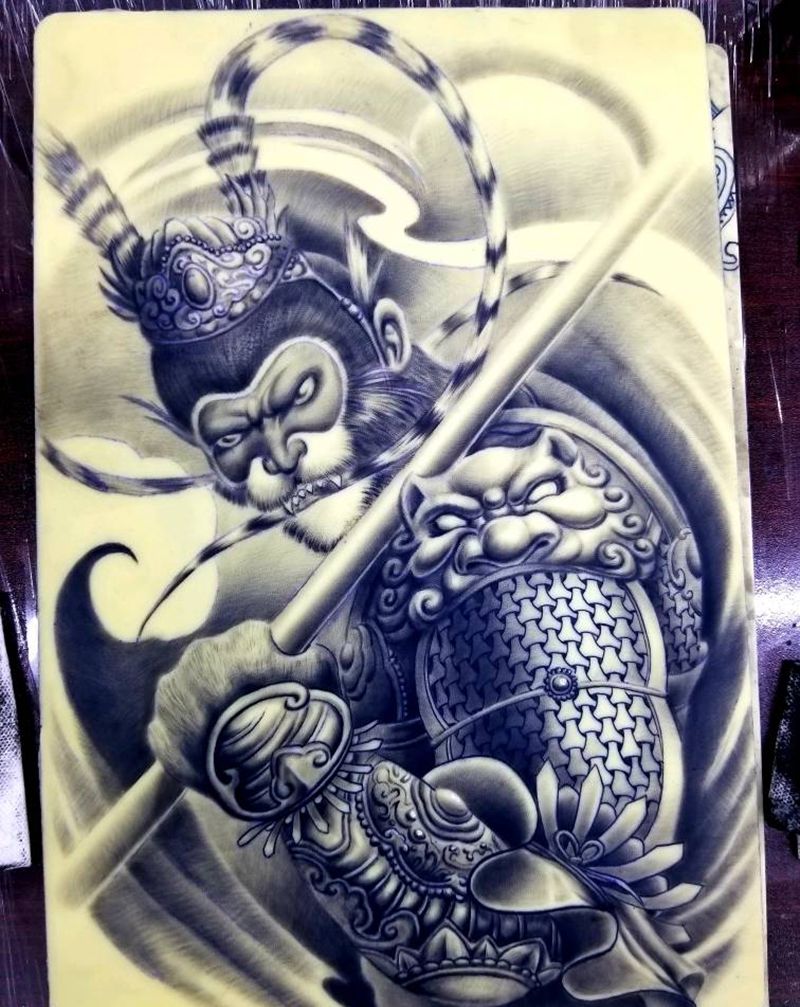 练习皮作品纹身图片_练习皮纹身图案