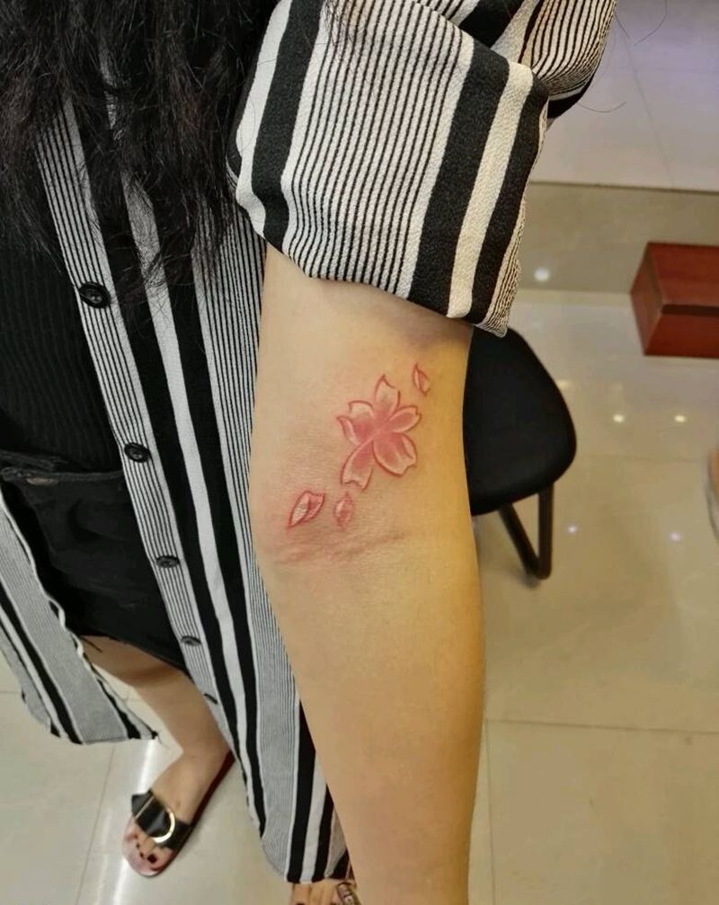 疤痕遮盖纹身图片