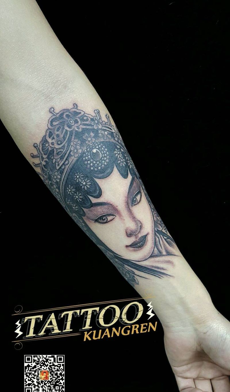 花旦纹身图片
