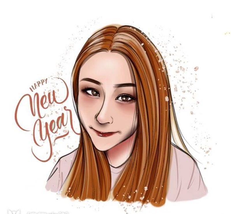 手绘头像纹身图片_New School纹身图案