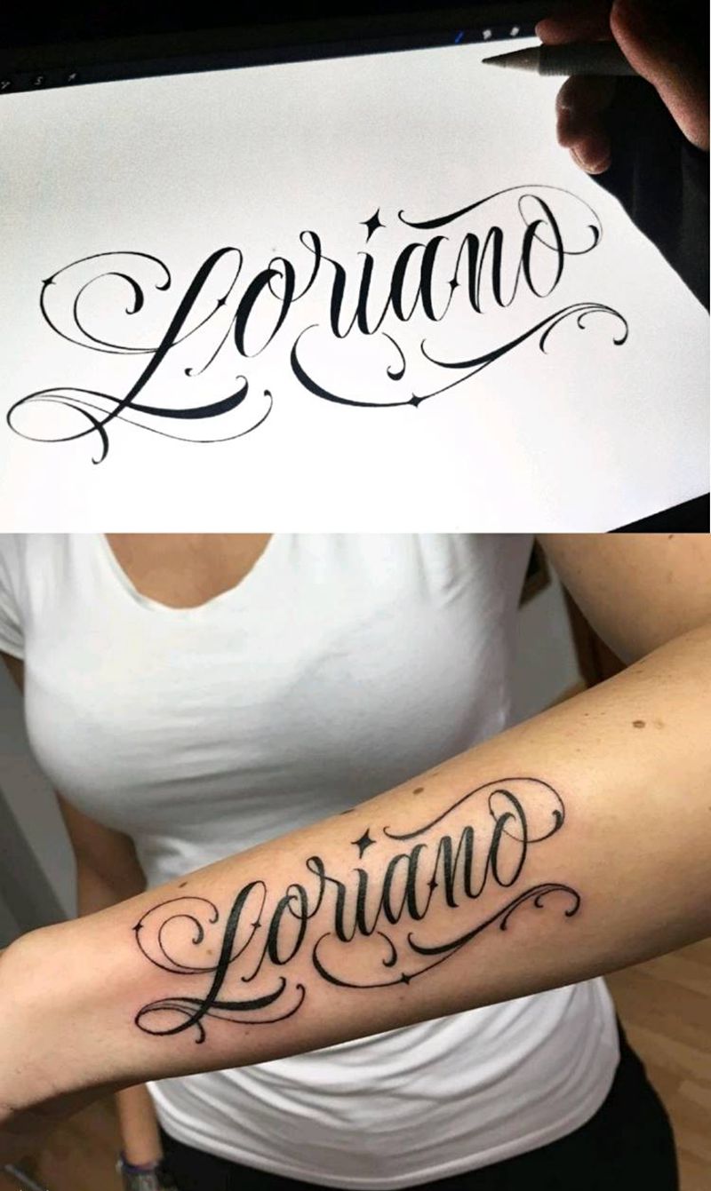 花体纹身图片_手臂纹身图案