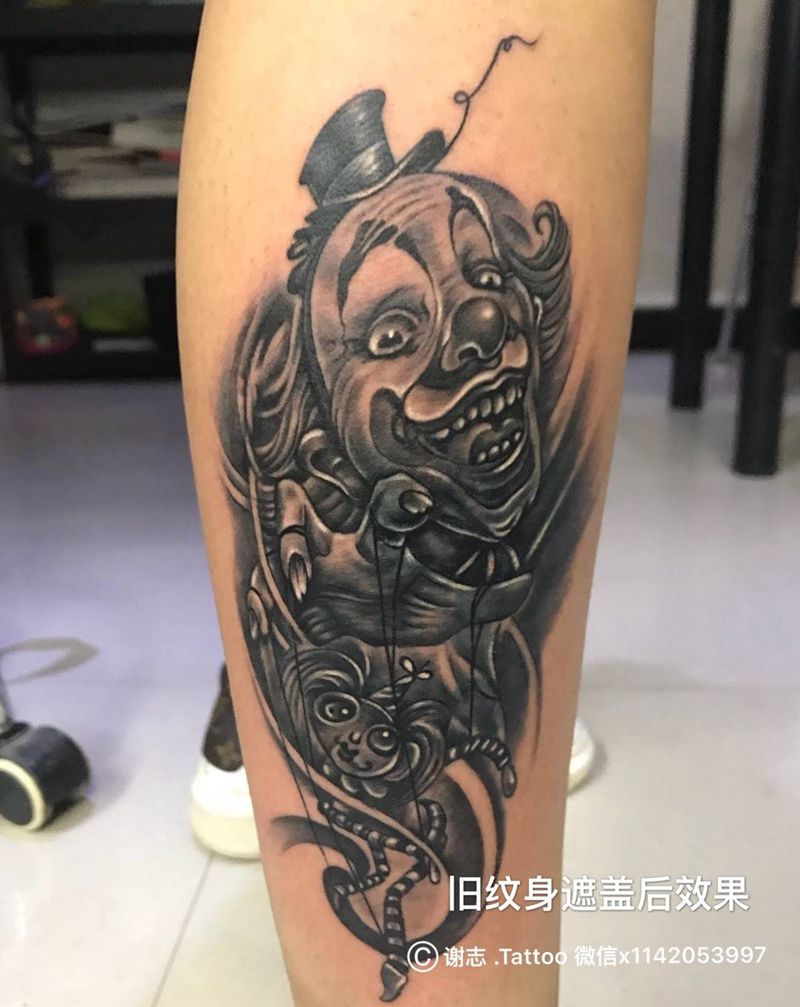 小丑纹身图片
