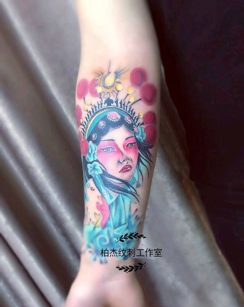 花旦纹身图片