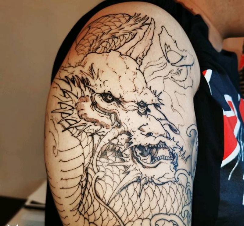 传统纹身图片_老传统纹身图案