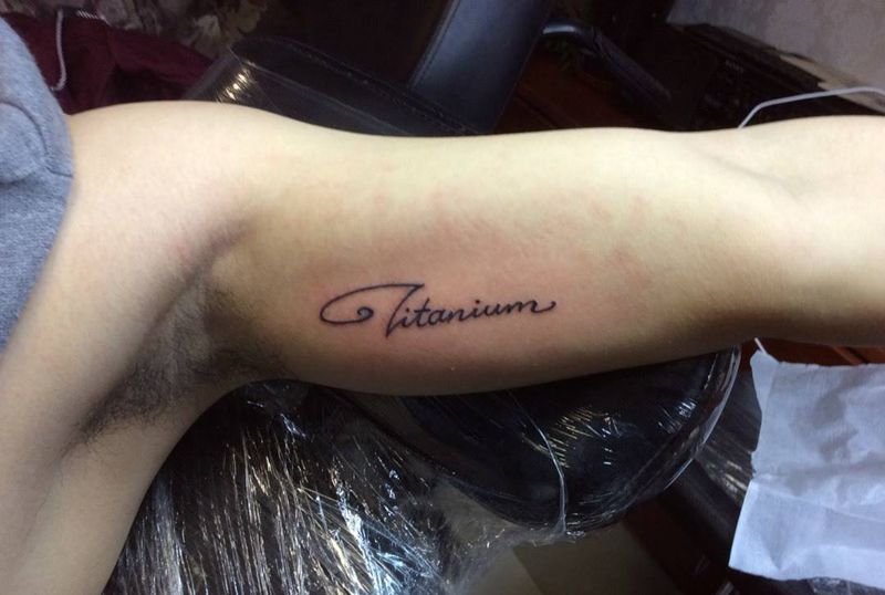 小清新纹身图片_成品腿部手臂脚部清新字符纹身图案