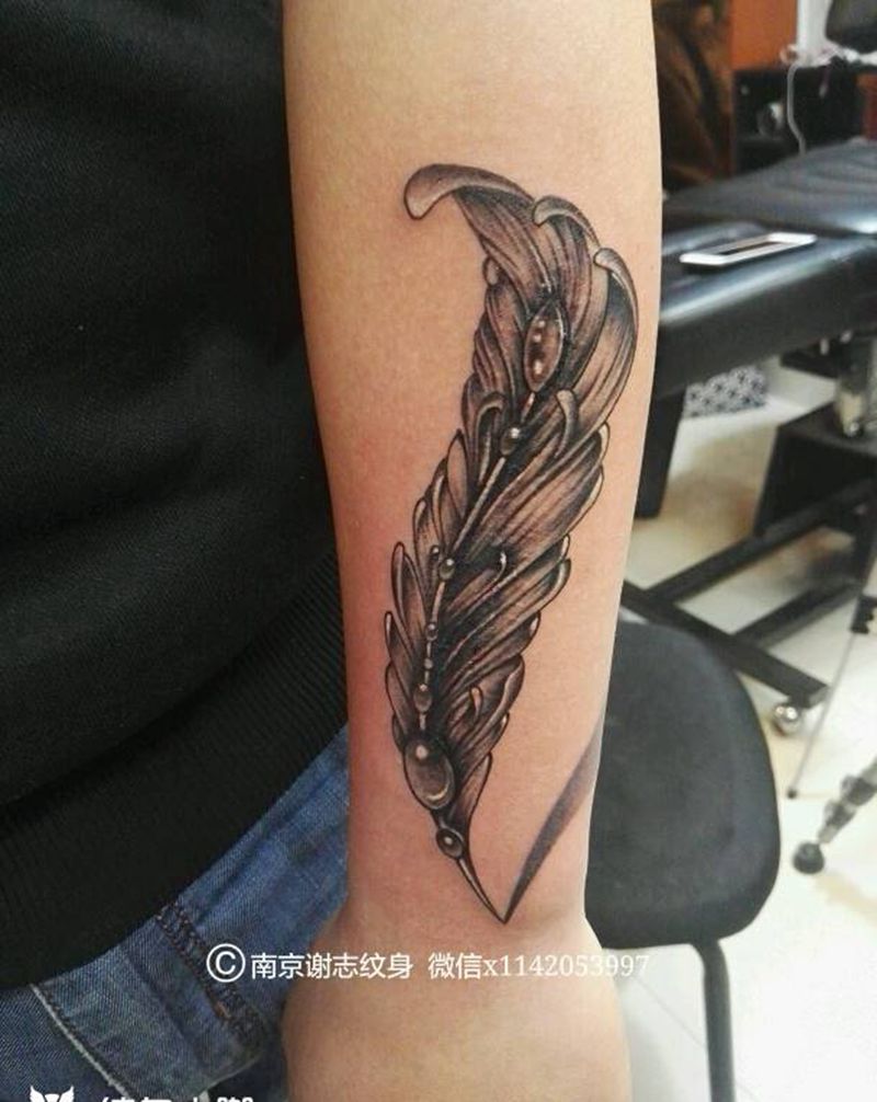疤痕遮盖纹身图片_手臂清新原创成品纹身图案
