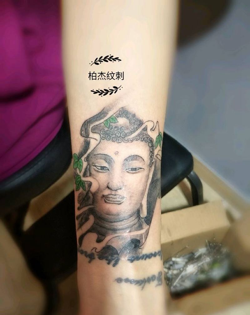 佛头纹身图片