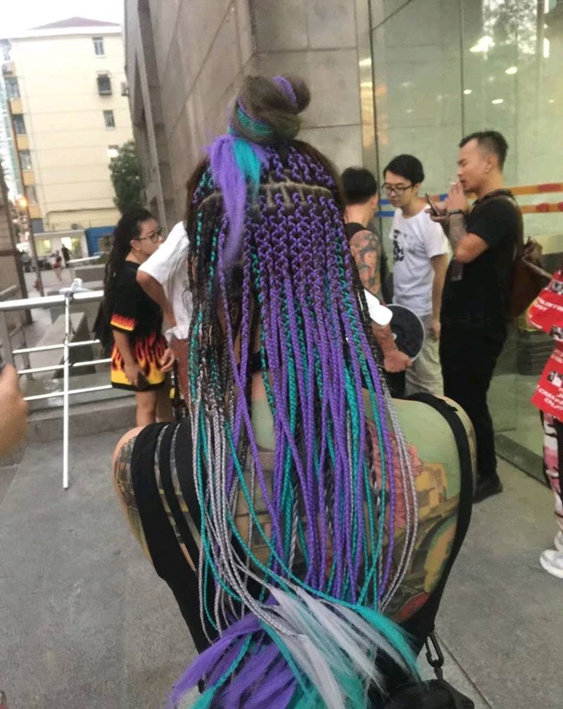 非洲辫纹身图片