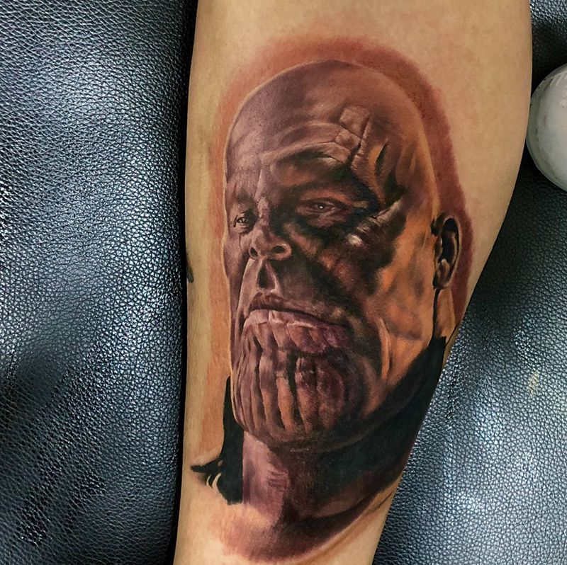 紫薯大大纹身图片_欧美写实纹身图案