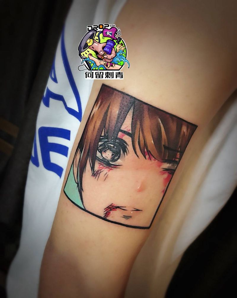 卡通小图纹身图片_手臂新传统卡通纹身图案