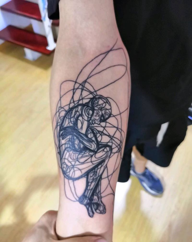 写意线条风格，了解下