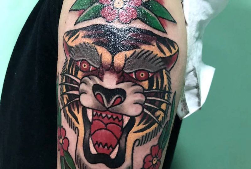 old school纹身图片_手臂纹身图案