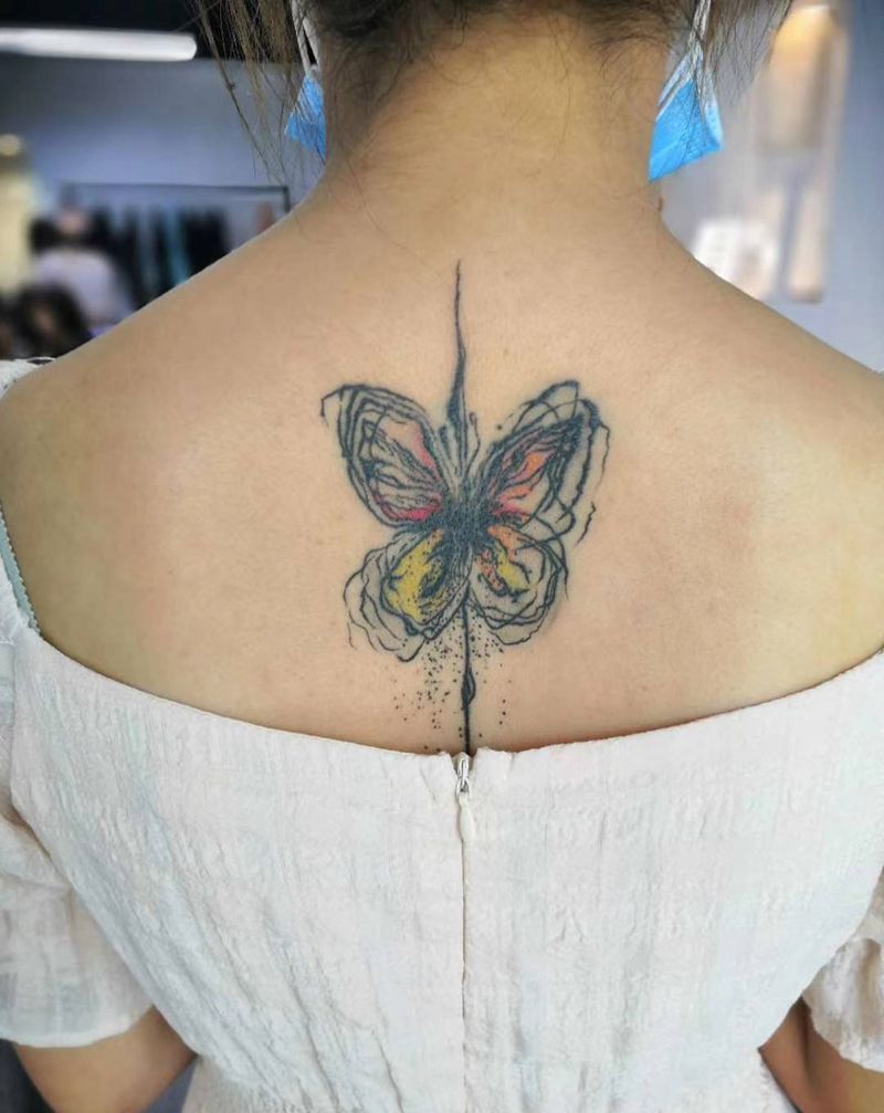 程老师的纹身恢复后效果