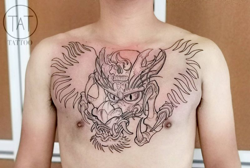 昨日割线▪️纹身图片_New School纹身图案