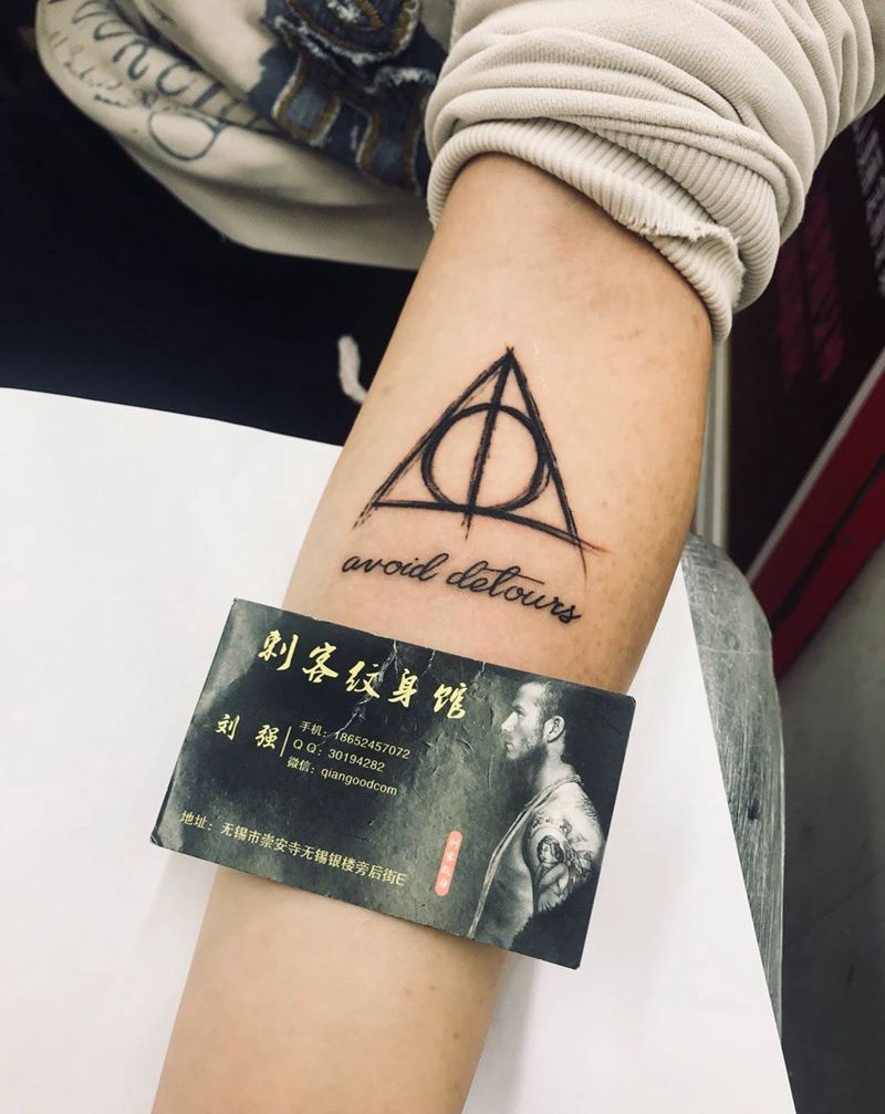 最近作品 几何图案纹身图片