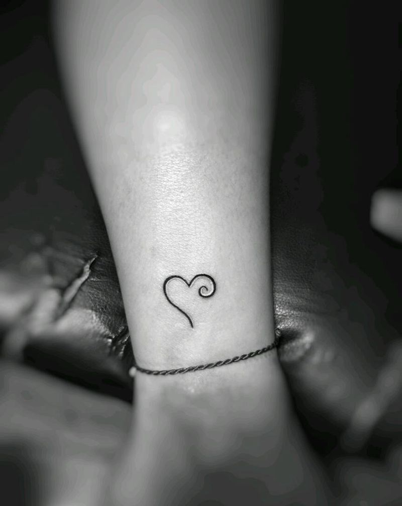 爱心纹身图片