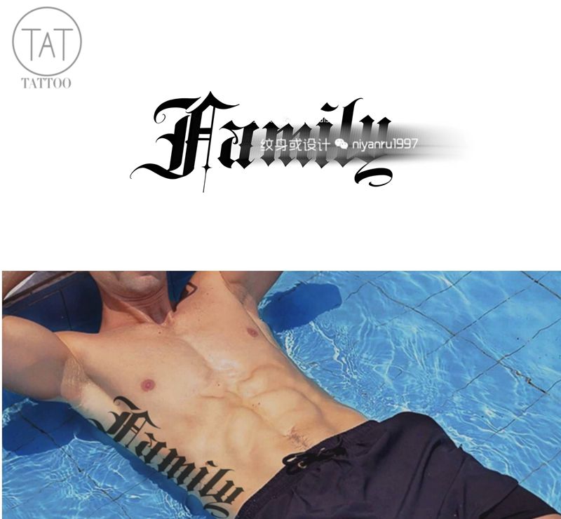 设计稿纹身图片_腰部纹身图案