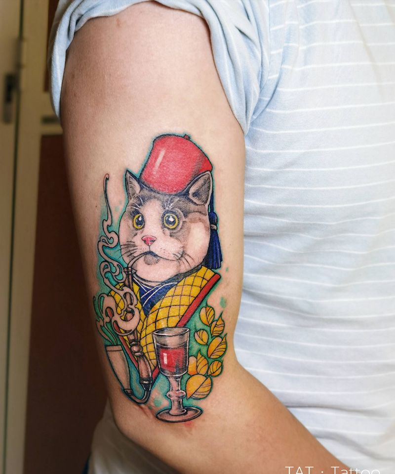 new school遮盖疤痕纹身图片_New School纹身图案