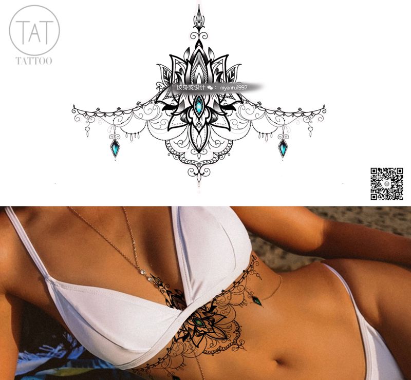 设计稿—修改旧纹身纹身图片_几何纹身图案