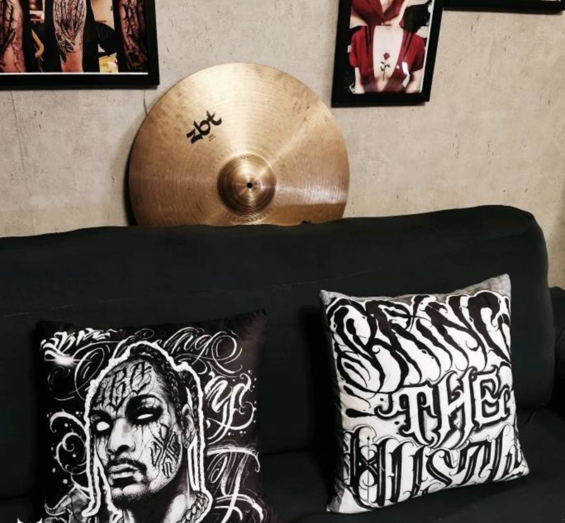 ✘纹身图片_花体字纹身图案