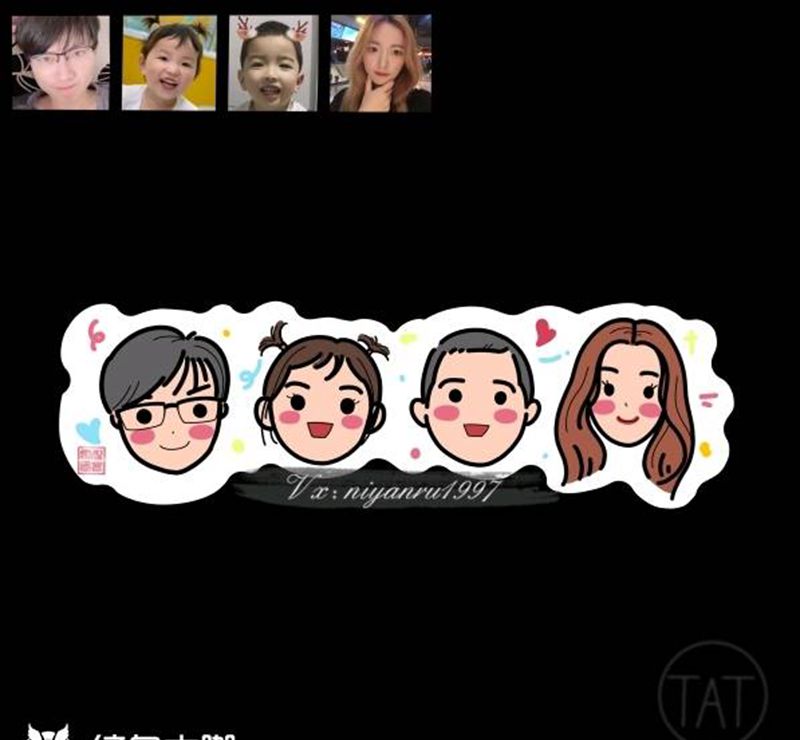 肖像卡通设计稿纹身图片_Old School纹身图案