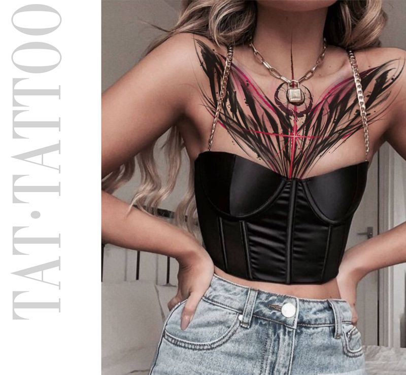 原创暗黑花体纹身图片_花体字纹身图案