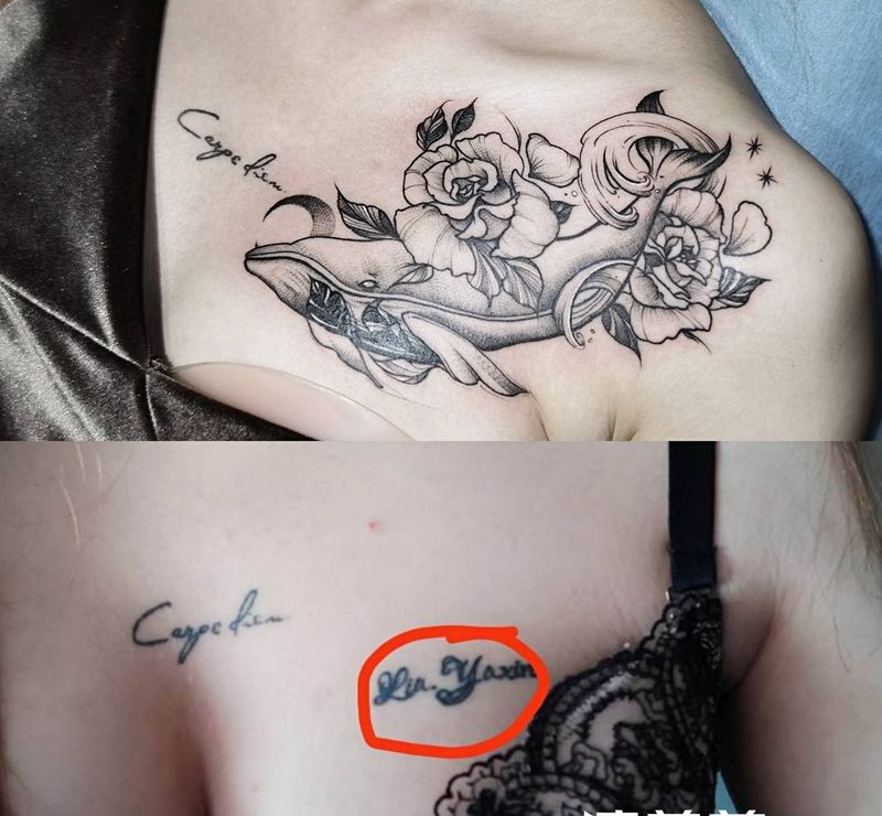 遮盖纹身纹身图片_点刺纹身图案