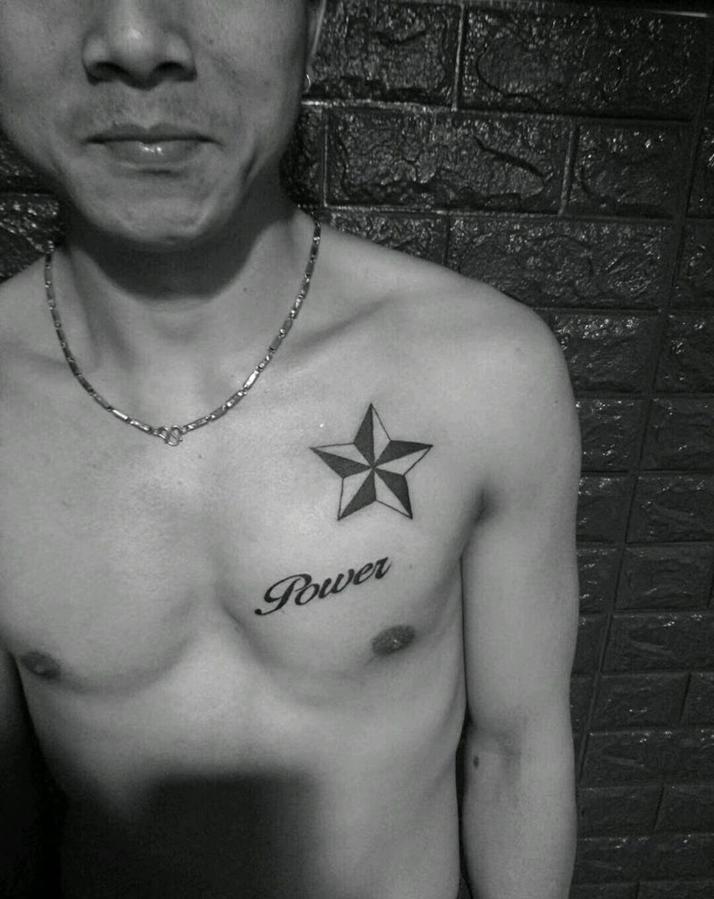五角星纹身图片