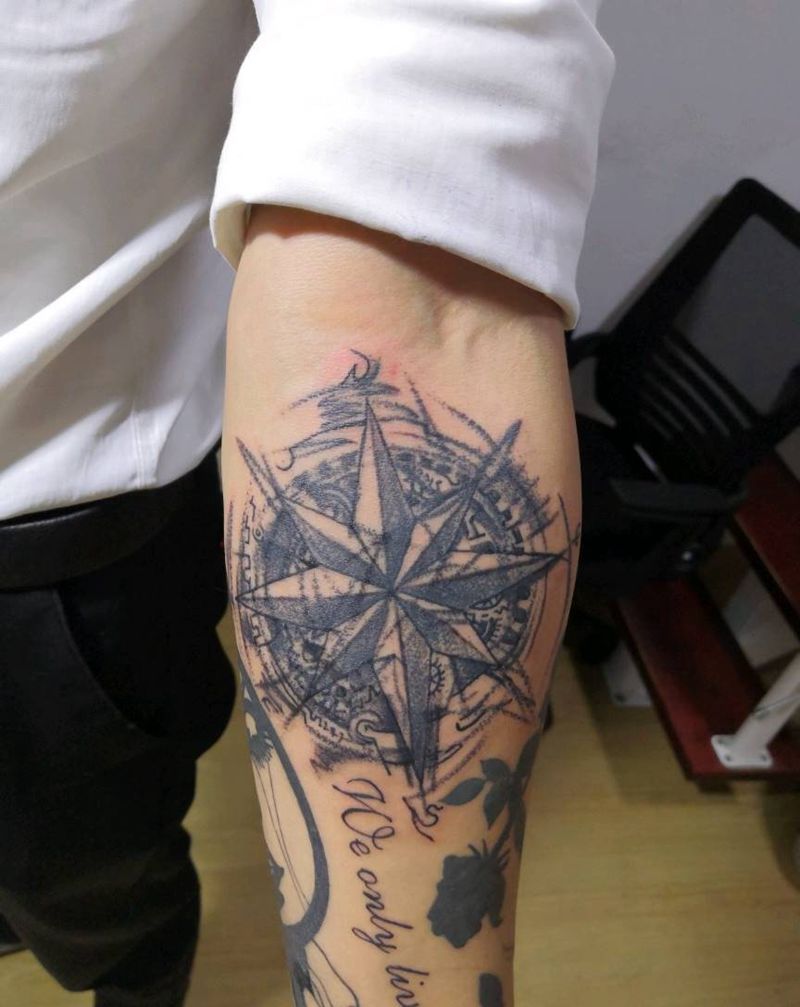 当指南针遇上甩针