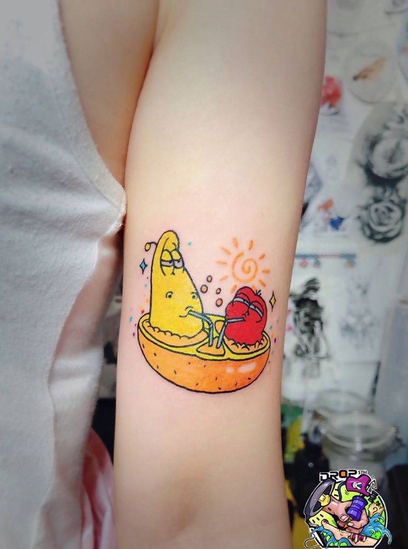 爆笑虫纹身图片_手臂New School纹身图案